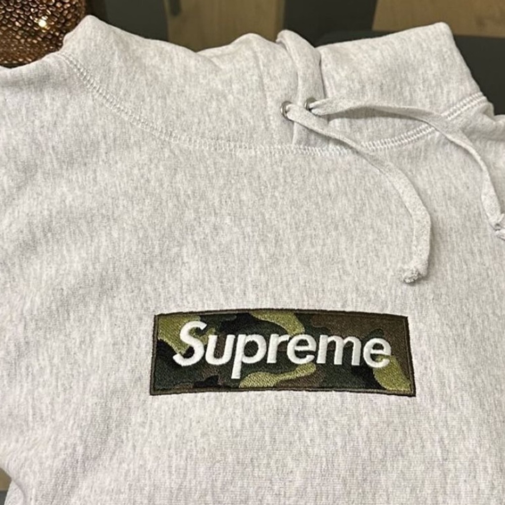 Supreme Gray Men's Sweater